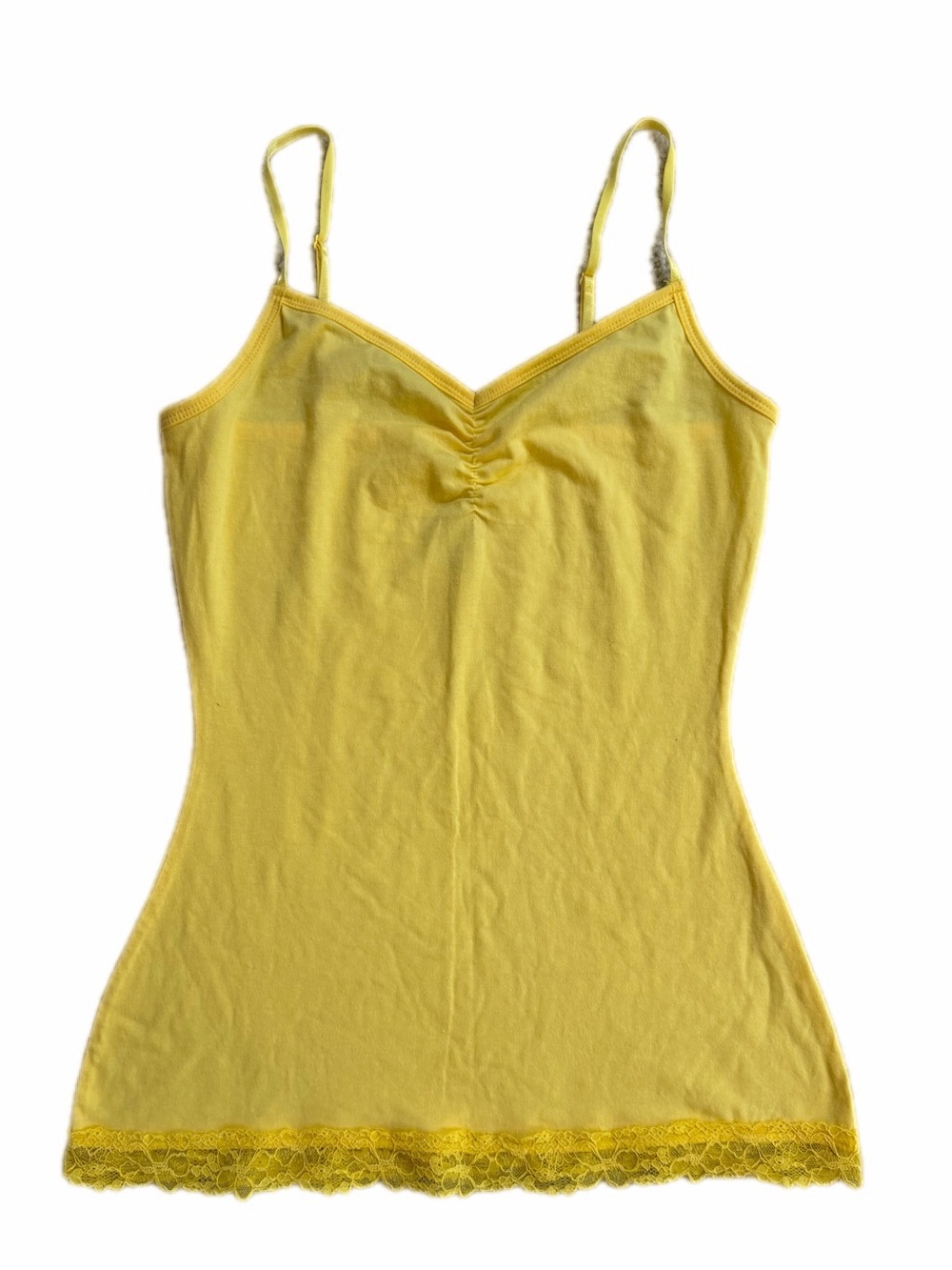 Maurice’s medium yellow lace hem tank top nwot - Picture 3 of 6